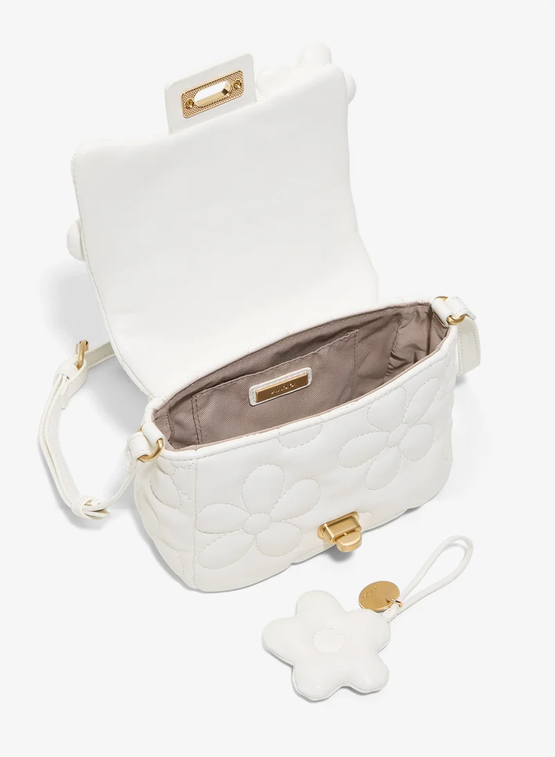 ALDO  Fflowerpuffy Flap Over Crossbody Bag for Women | Best Price UAE